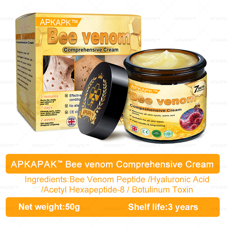 🐝✨ APKAPK® Bee venom Comprehensive Cream 🔥 Sagging Skin, Fine Lines, Loss of Firmness, Flat Bust, Drooping Hips, and More