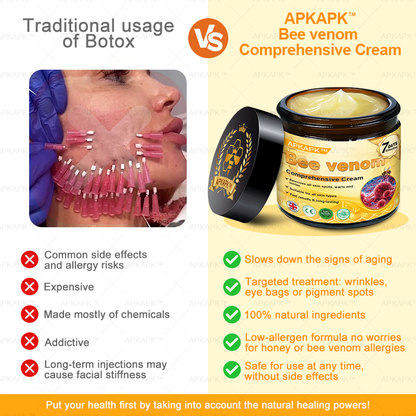 🐝✨ APKAPK® Bee venom Comprehensive Cream 🔥 Sagging Skin, Fine Lines, Loss of Firmness, Flat Bust, Drooping Hips, and More